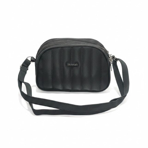 کیف دوشی 3زیپ پارچه نانسی (مدل ویکتوریا)49