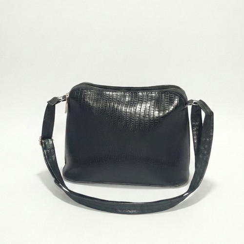 کیف دوشی مشکی 3زیپ (مدل زیبا)50