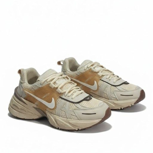 کتونی نایکی کرم قهوه ایی(مدل v2k) اورجینال ایرانی