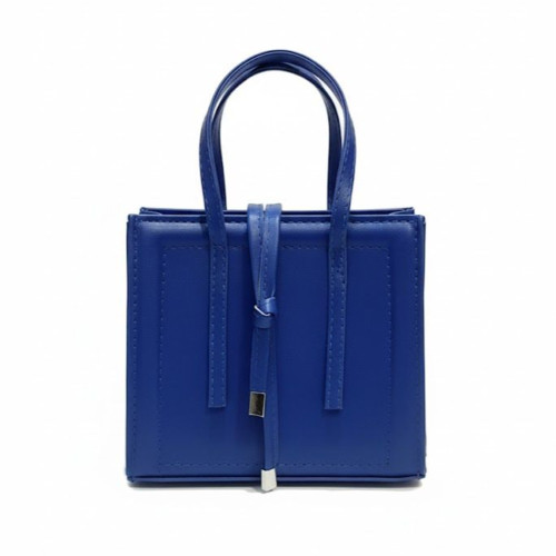 کیف دوشی دستی  ابی کاربنی (مدل مربع)