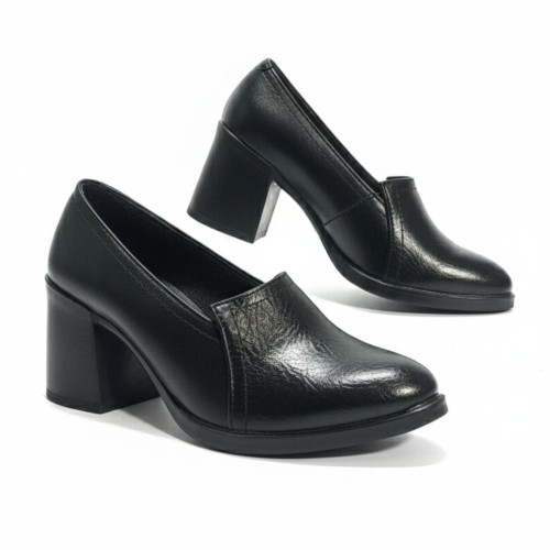 کفش زنانه مشکی طبی کارمندی مجلسی (مدل نفیس)