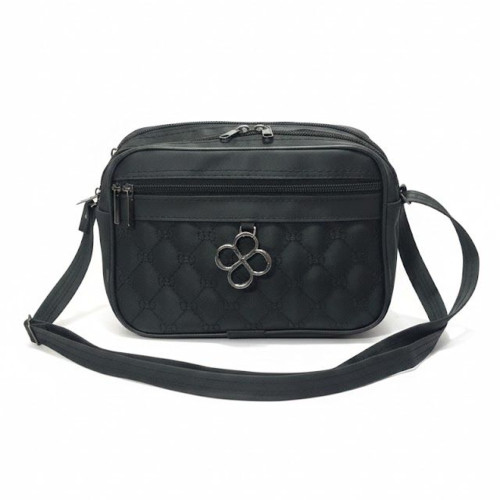 کیف دوشی مشکی متوسط (مدل گلبرگ)47