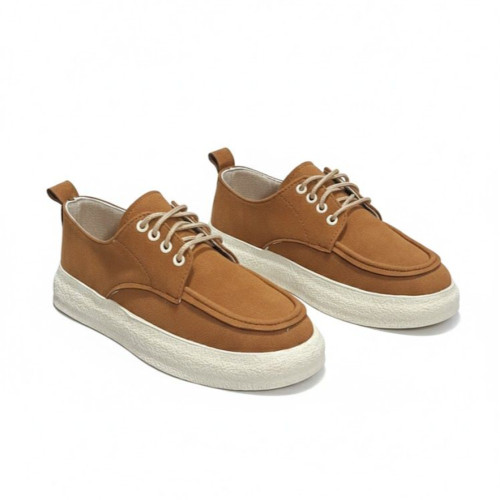 کفش اسپرت بندی زنانه رنگ عسلی