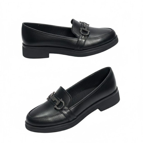 کفش کالج  زنانه طبی مشکی ( یلدا)