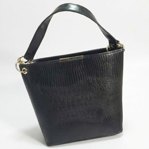 کیف زنانه بزرگ مشکی (مدل حلقه)