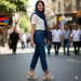 صندل کرم مجلسی پاشنه 5سانت طبی