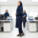 کفش مشکی تمام طبی لژ 4سانت جلو باز