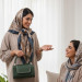 کیف دستی دوشی یشمی  (مدل ساندویچی) سایز کوچیک