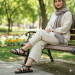 صندل مشکی دو لژ تموم طبی